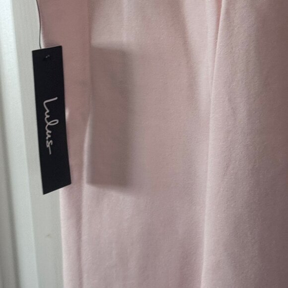 Lulus Blush Pink Sheath Dress Sleeveless Size S Small - Picture 3 of 13